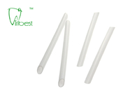 Évacuateur à fort débit de PVC d'astuce dentaire claire jetable d'aspiration non ventilé